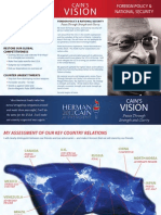 Herman Cain Foreign Policy Brochure