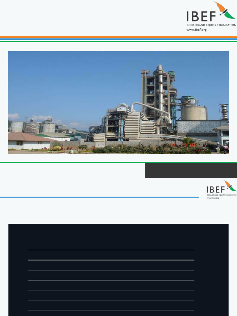 India Cement Industry Overview 2024 | PDF