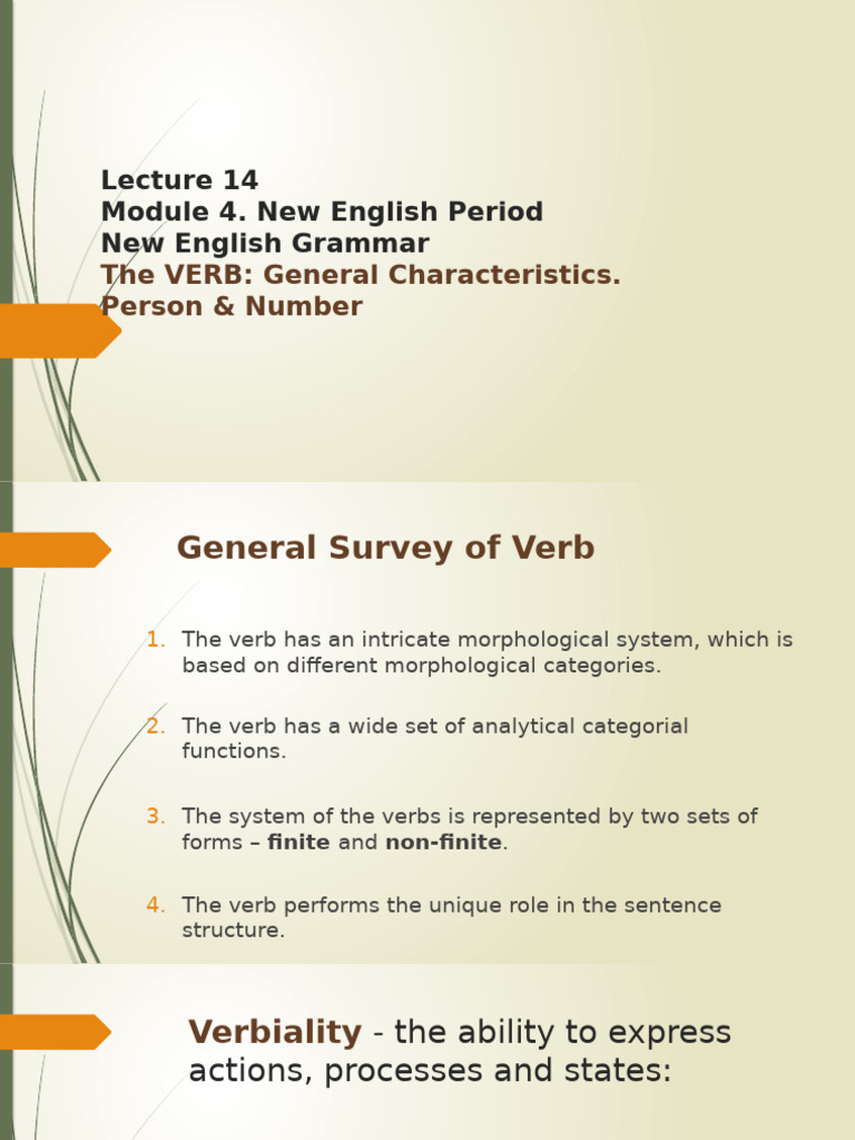 New English Grammar Verb | PDF