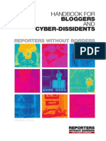 RSF - HANDBOOK FOR BLOGGERS AND CYBER-DISSIDENTS