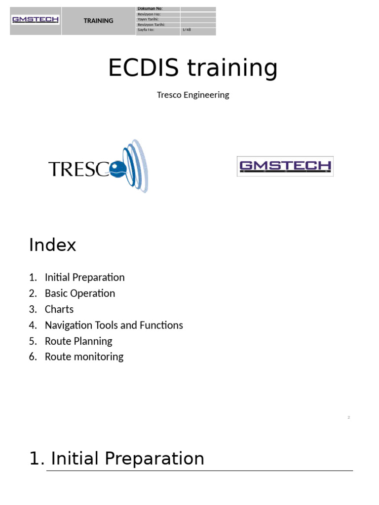 ECDIS Training | PDF