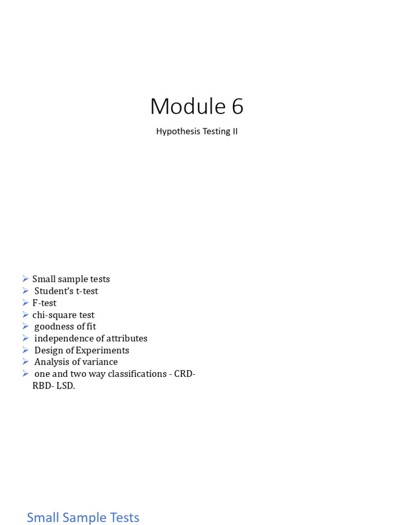 Module 6 | PDF