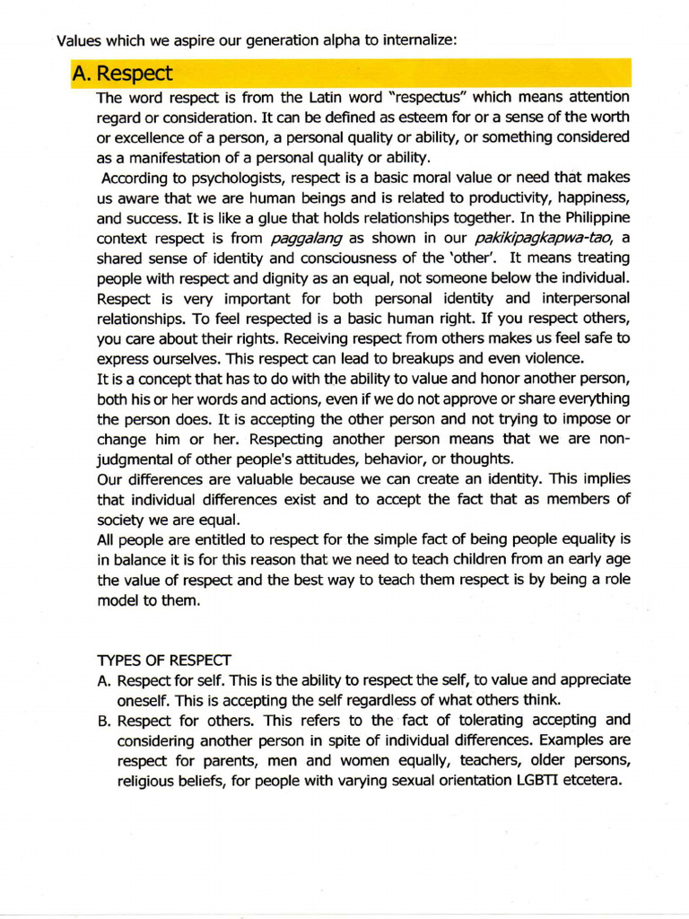 GMRC Values | PDF