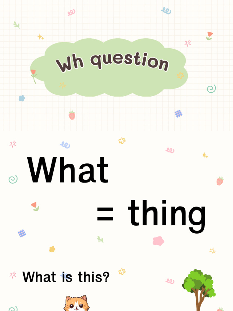 Basic English Question Words Guide | PDF | Language Arts & Discipline