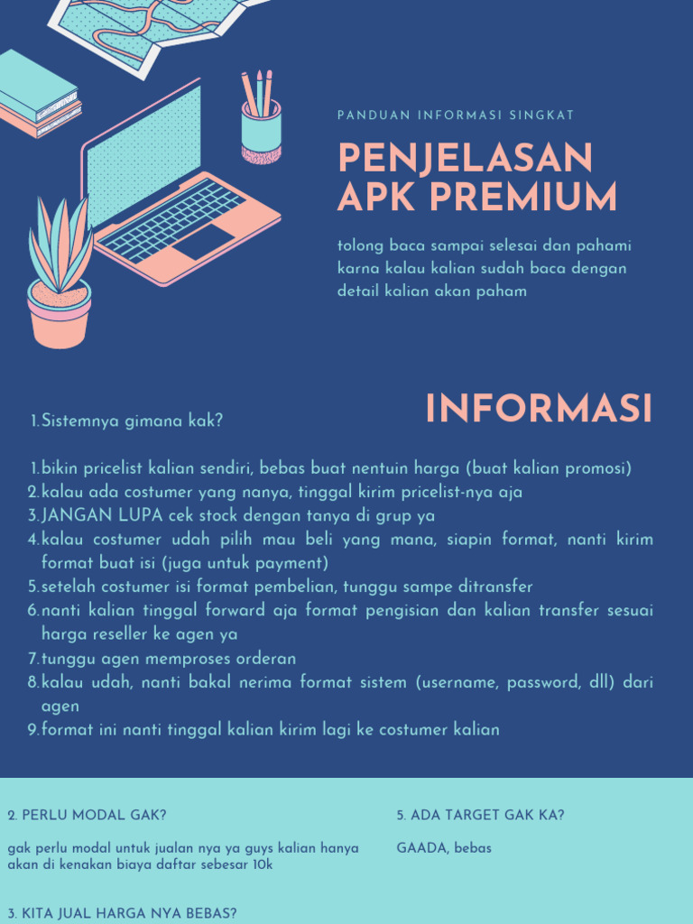 Penjelasan Apk Premium | PDF
