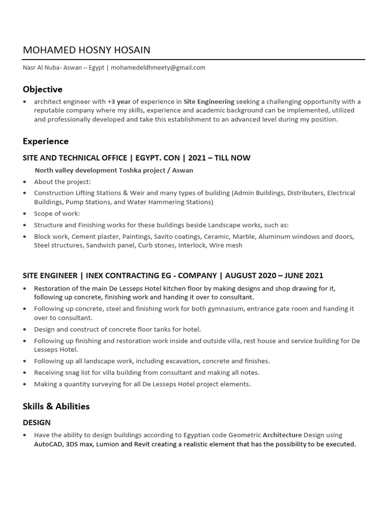 CV Update | PDF