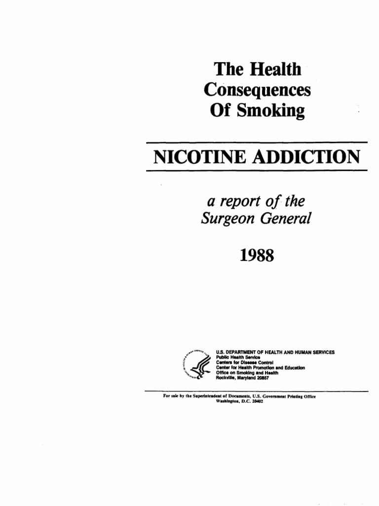 Health Risks of Nicotine Addiction | PDF | Tobacco Smoking | Addiction