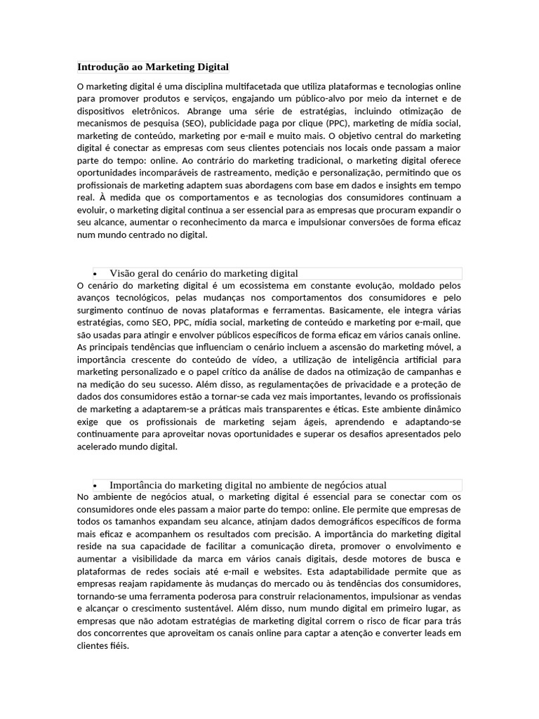 Guia Completo de Marketing Digital | PDF | Marketing | Marketing digital