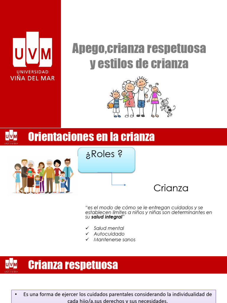 Apego Crianza Respetuosa Y Estilos De Crianza Pdf