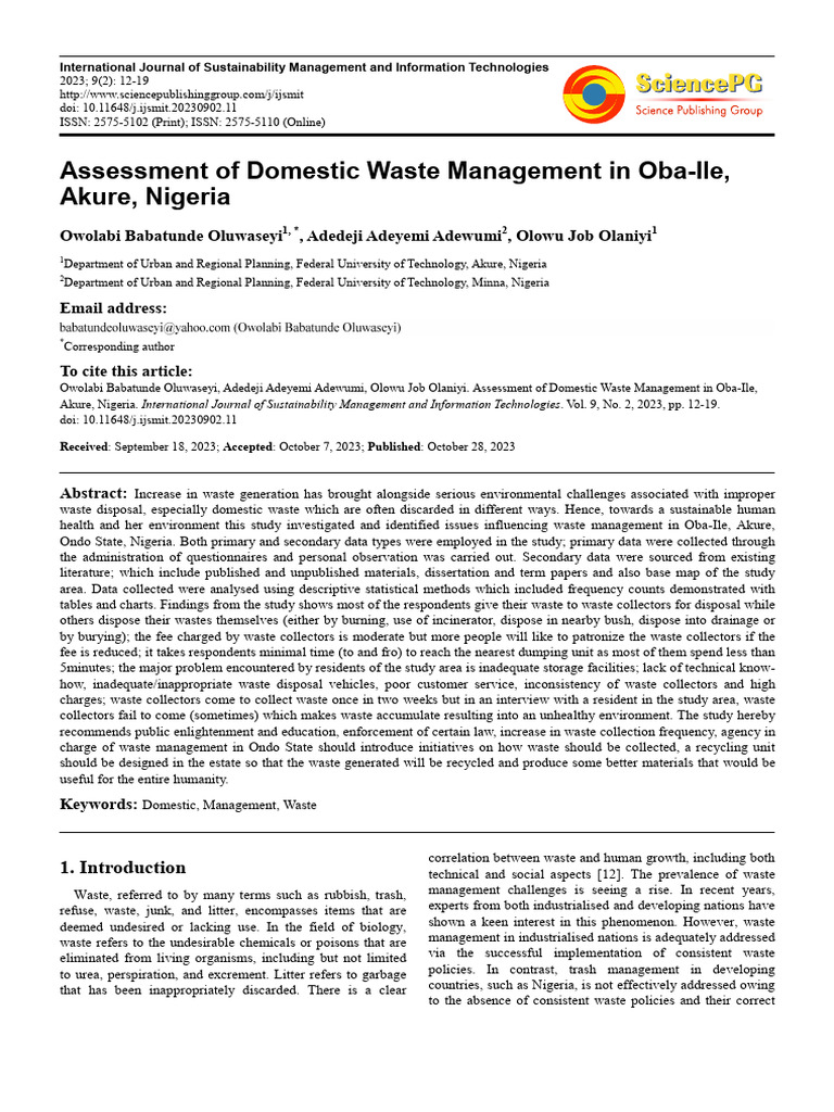assessment-of-domestic-waste-management-pdf