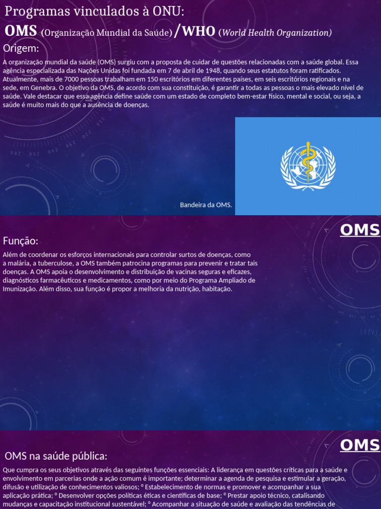 Origem:: Organização Mundial Da Saúde | PDF