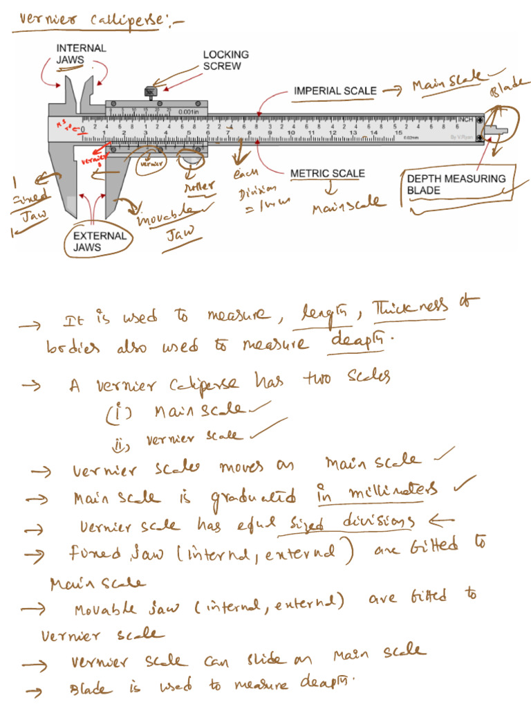 Vernier Callipers | PDF