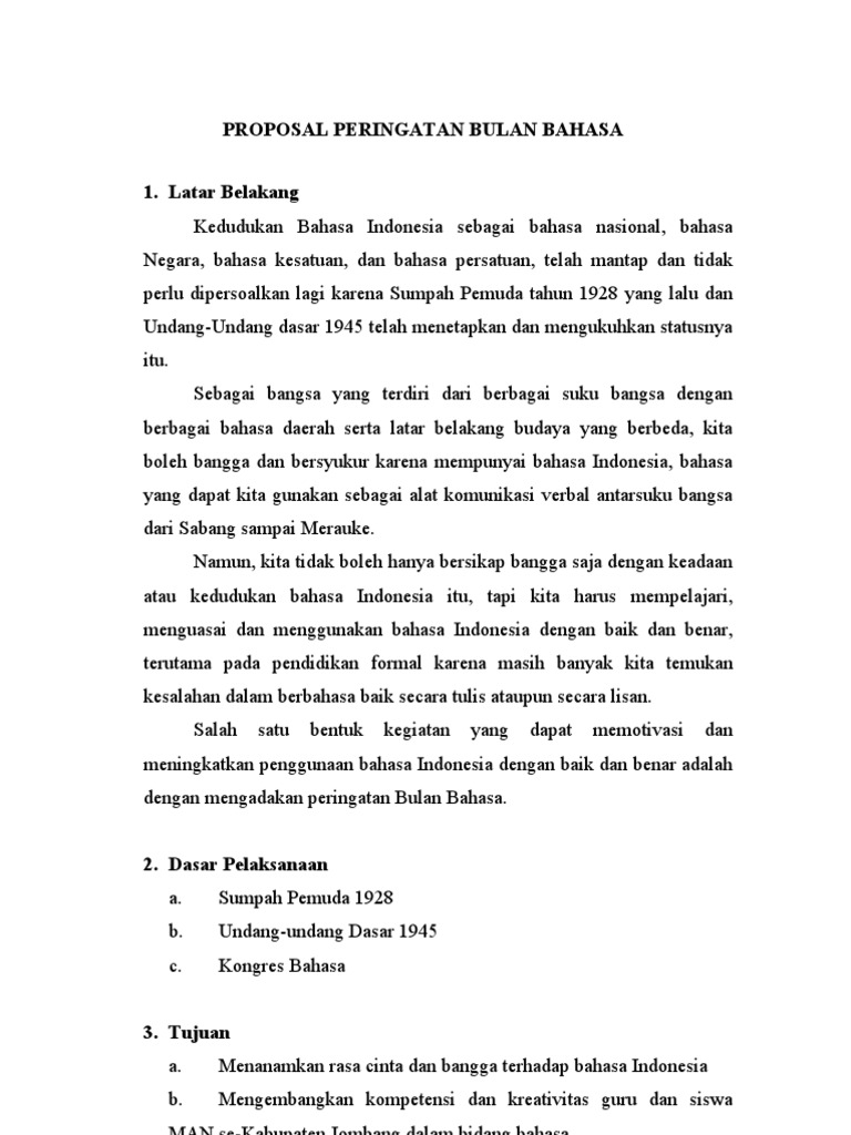 Proposal An Bulan Bahasa