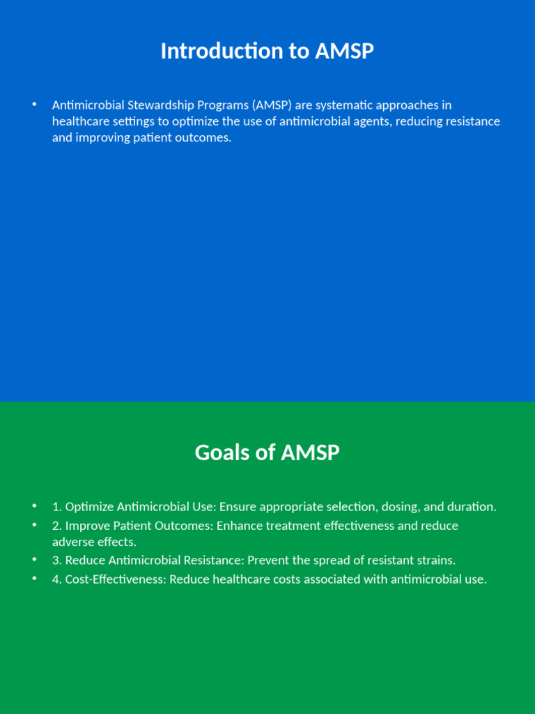 Antimicrobial Stewardship Program Pdf