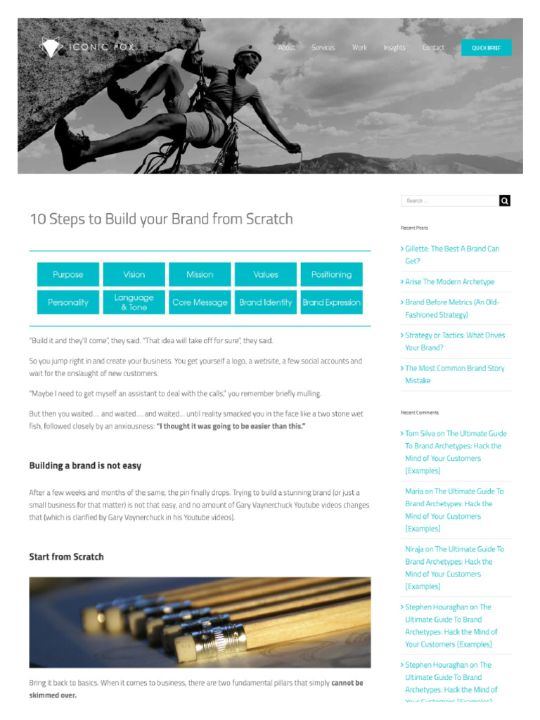 2019 10 Steps To Build Your Brand From Scratc | PDF