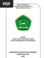Download Modul Fungsi Invers Dan Grafik Fungsi by dekle SN77630461 doc pdf