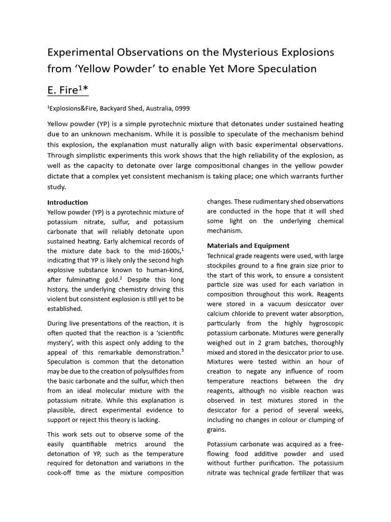 Yellow Powder Full Paper 5-07-24 | PDF