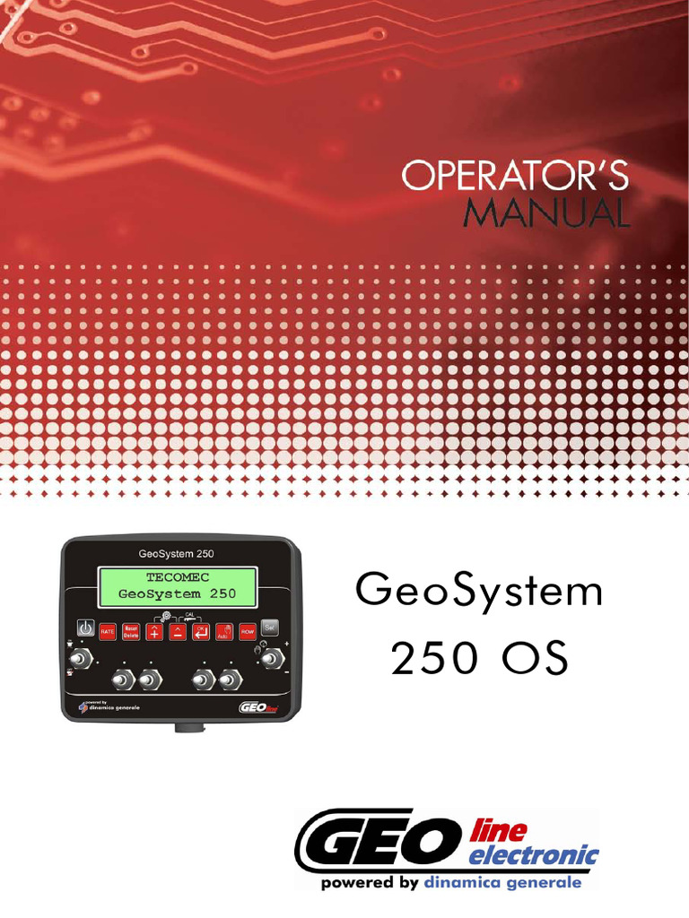 GeoSystem 250 OS | PDF