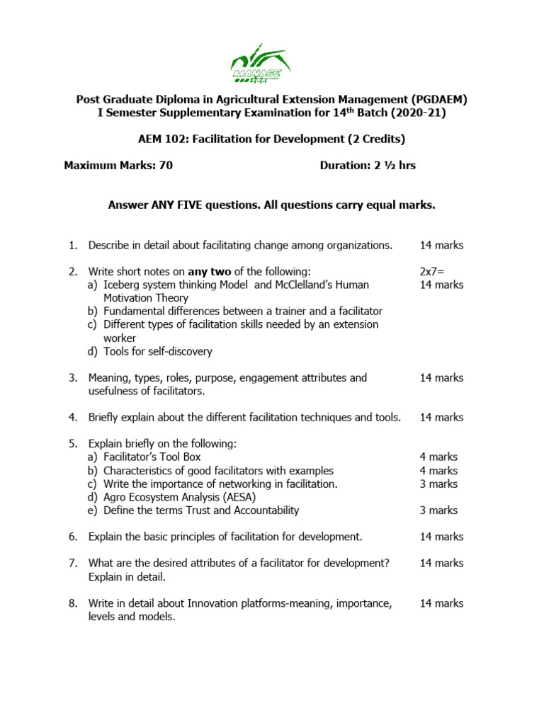 AEM 102 English 1 | PDF