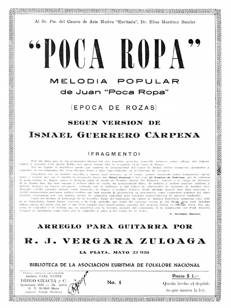Poca Ropa | PDF