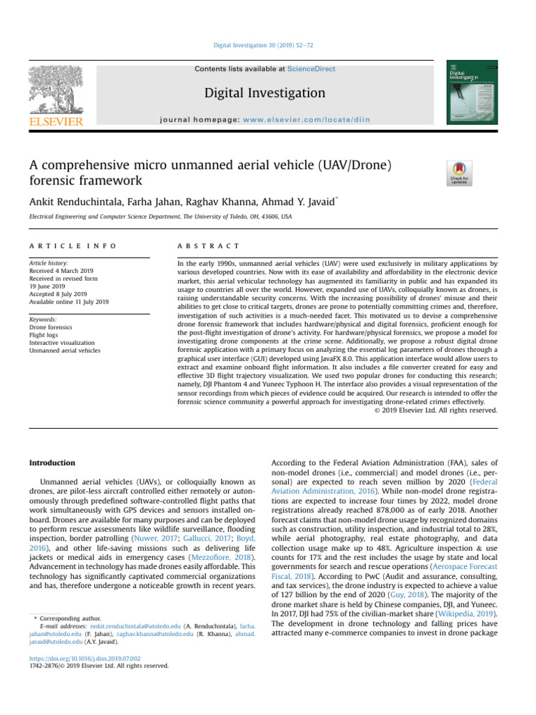 Drone Forensic Framework Overview | PDF | Unmanned Aerial Vehicle ...
