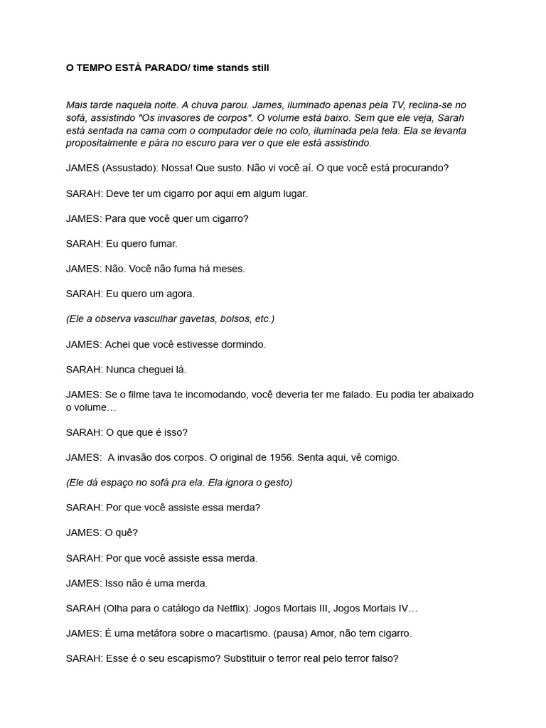 Drama Time Stands Still Pdf