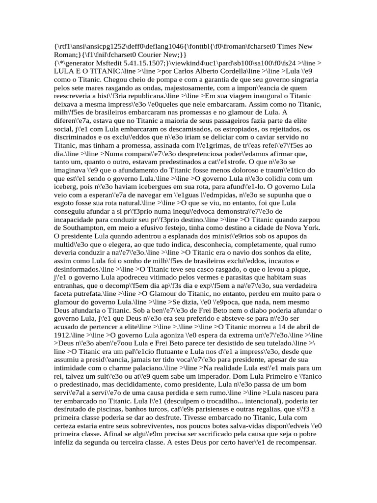 Titanic | PDF