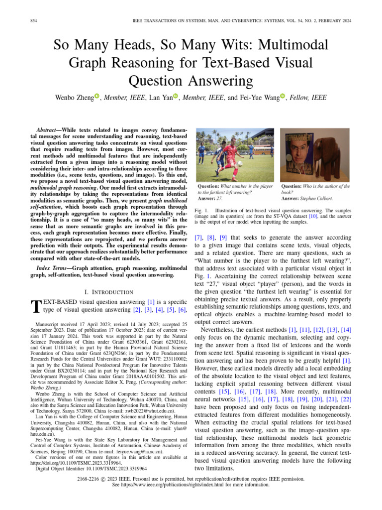 So Many Heads So Many Wits Multimodal Graph Reasoning For Text-Based ...