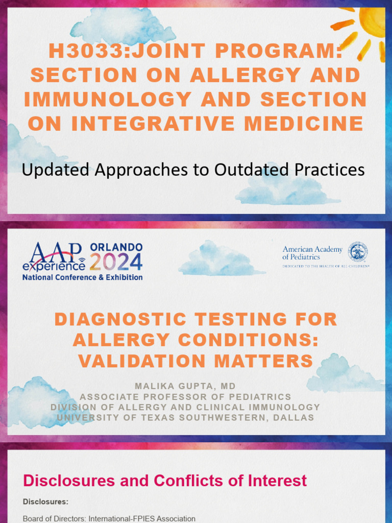 Alergia E Inmunología Diagnostic Testing For Allergy Conditions