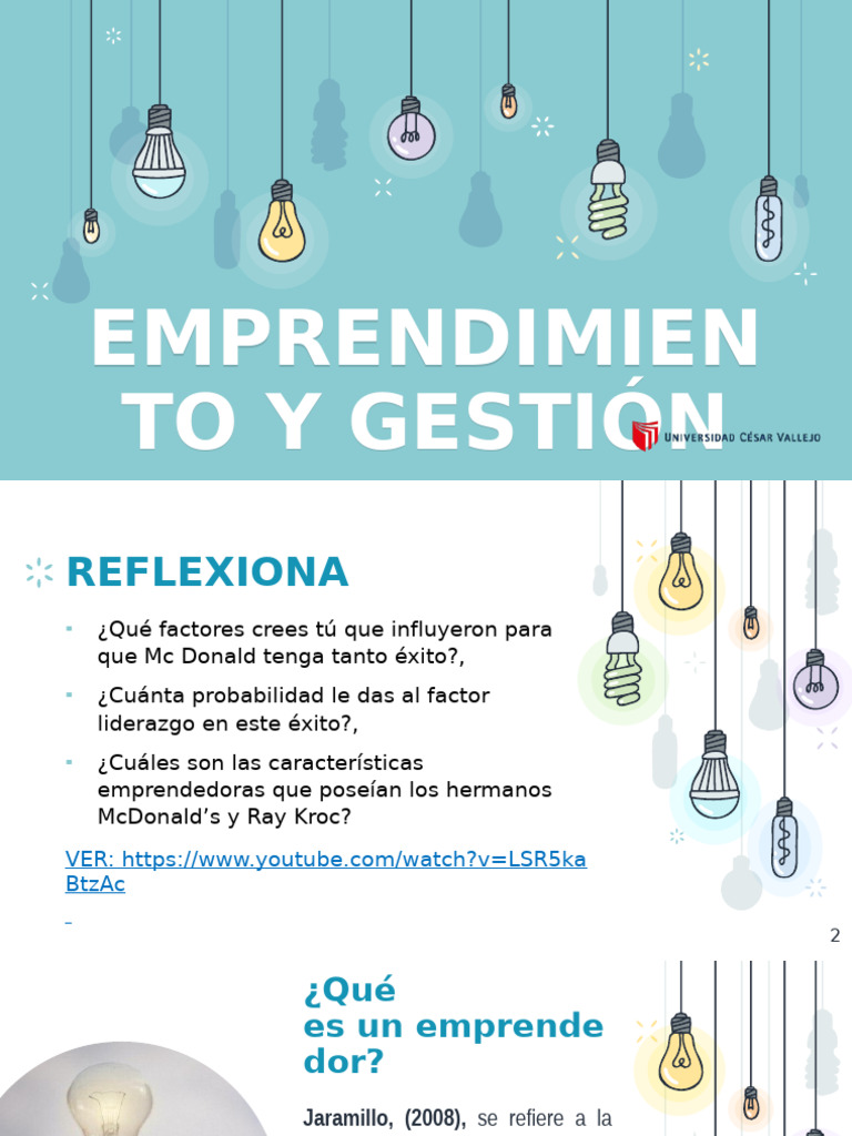 Emprendimiento y Gestión | PDF