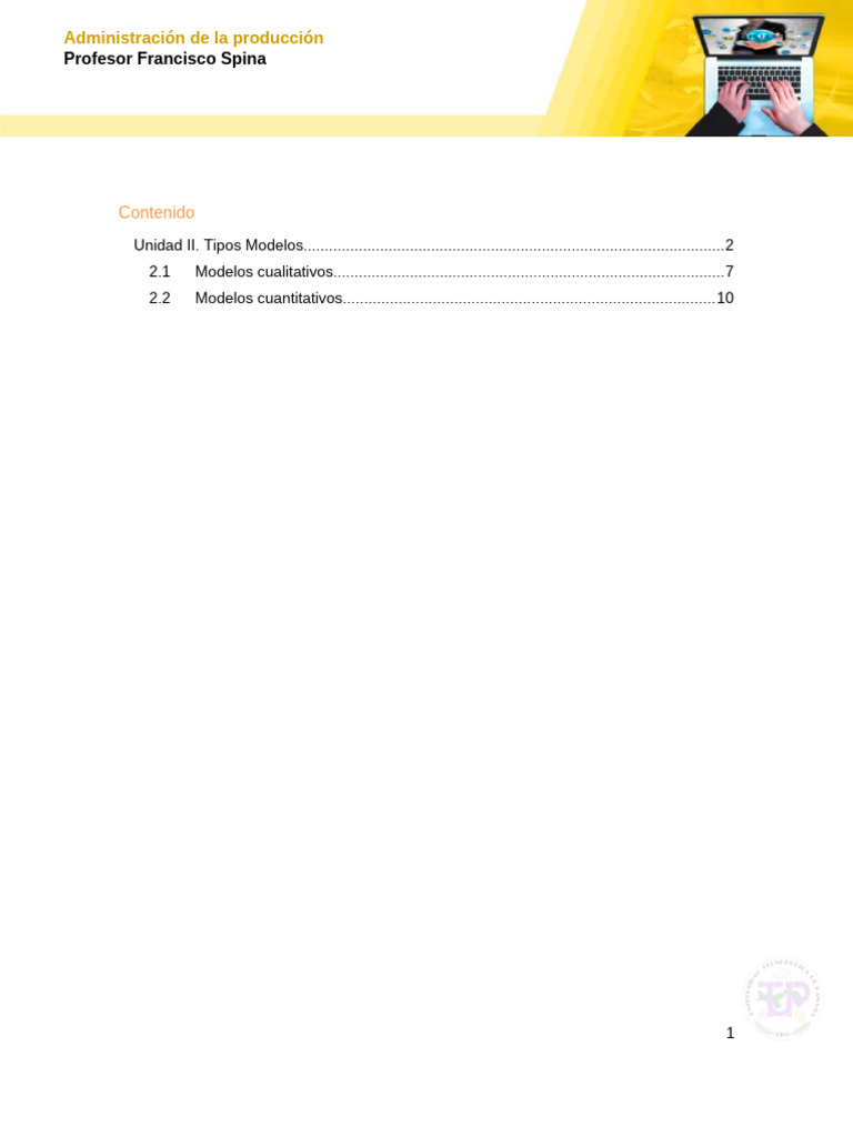 Módulo II. Modelos para La Toma de Decisiones | PDF