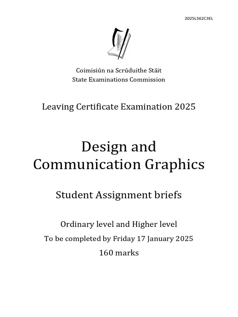 Design And Communications Graphics 2025 Student Assignment Pdf