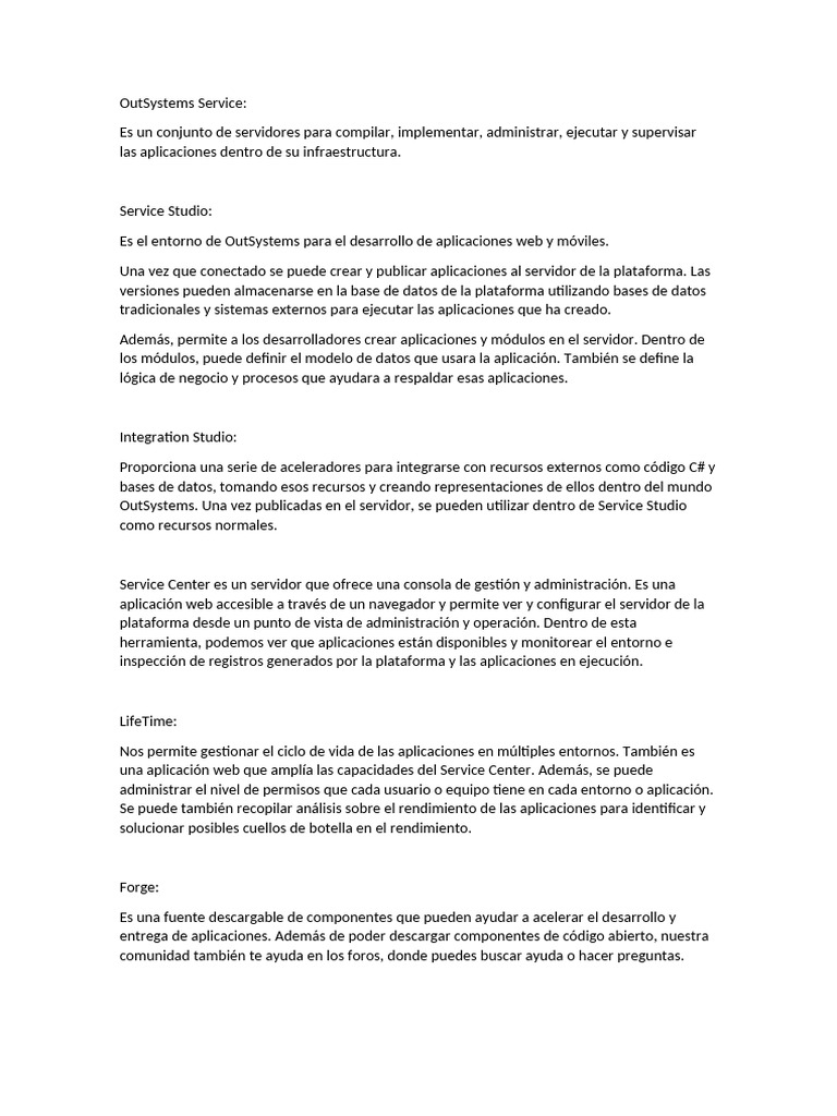 Out Systems | PDF