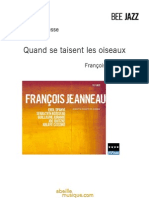 Revue de presse de l'album "Quand se taisent les oiseaux" de François Jeanneau (BEE017)