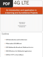 4G LTE An Introduction and Application in E-Learning and Surveillance (Newroz Tel)