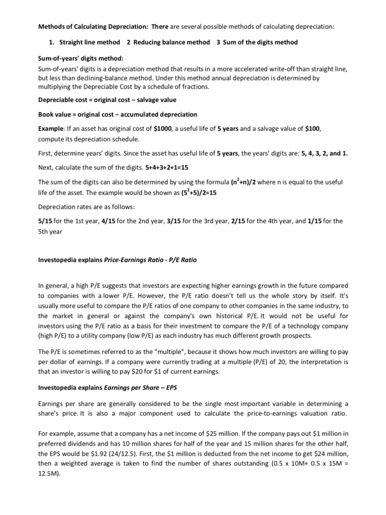 Finance | PDF | Net Present Value | Depreciation
