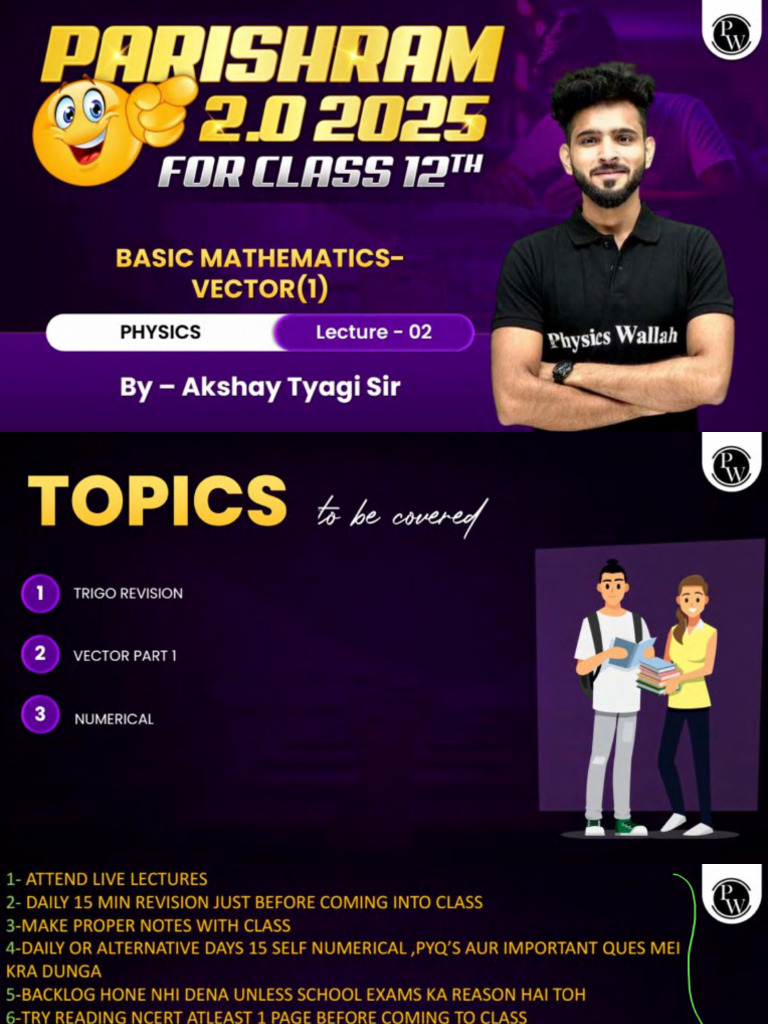 Basic Mathematics 02 - Class Notes - Parishram 2.0 2025 | PDF