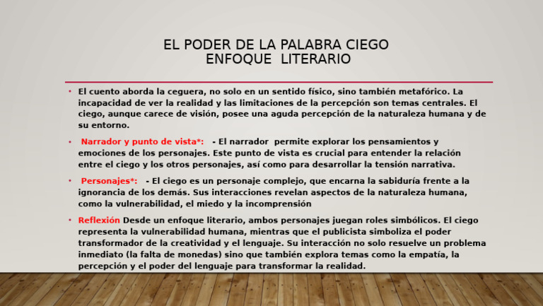El Poder de La Palabra | PDF