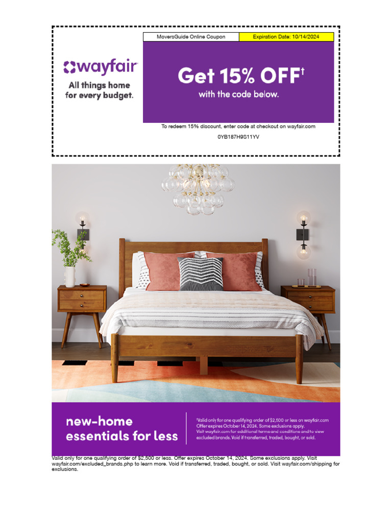 Wayfair Official USPS® Change-of-Address Form | PDF