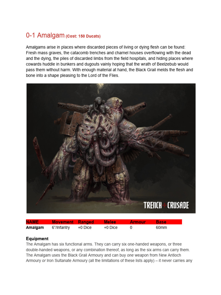 Amalgam Experimental Rules | PDF