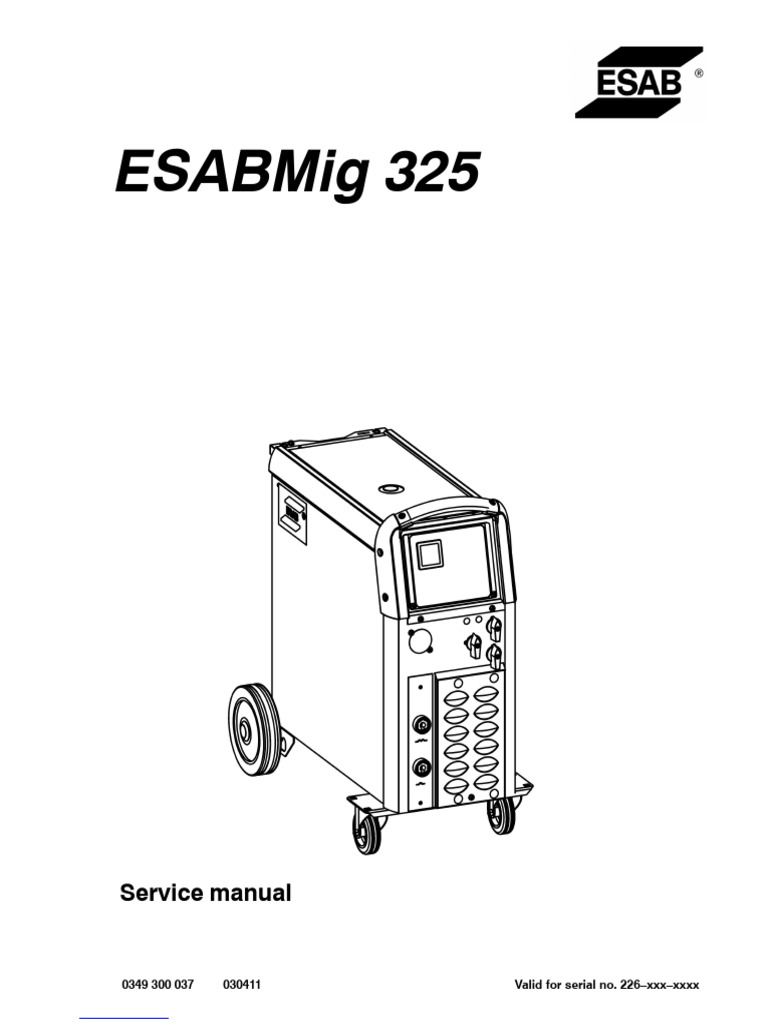 Esabmig 325 | PDF