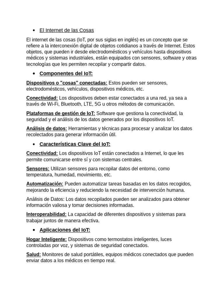 El Internet de Las Cosas | PDF | Internet de las Cosas | Negocios