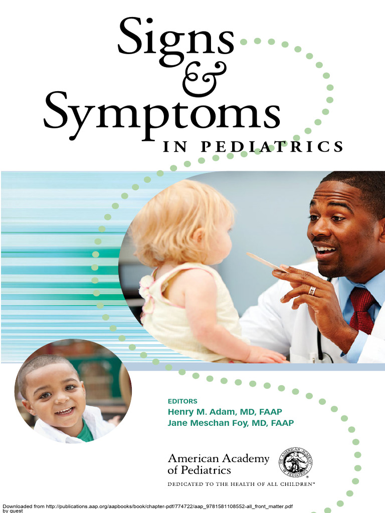 AAP Books - Signs and Symptoms in Pediatrics - 2015 | PDF | Pediatrics ...