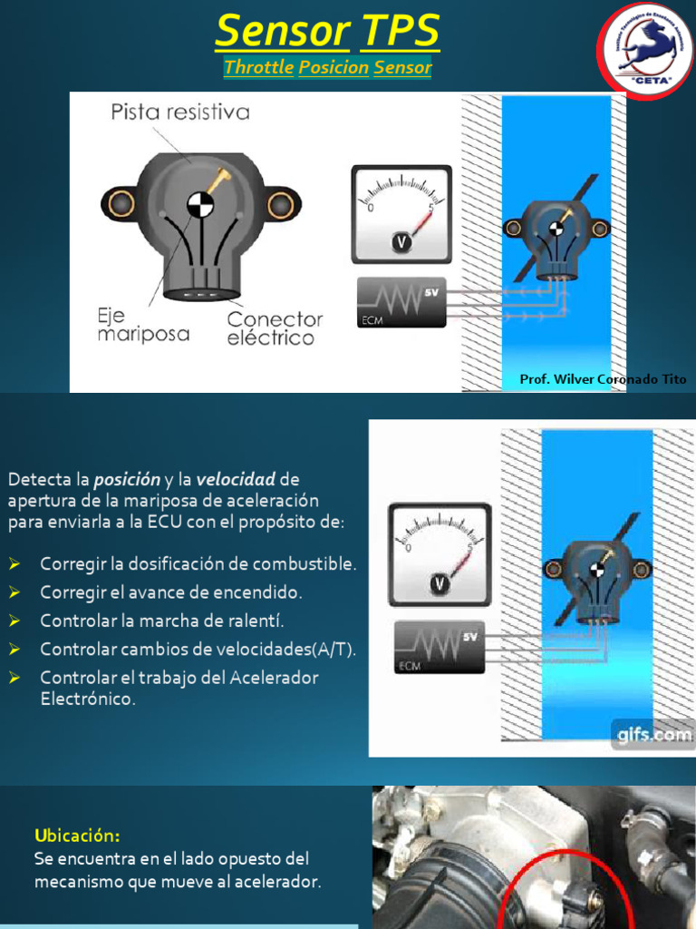 Sensor TPS Tipo Interrupto, Potenciometro y Doble Potenciometro (ATP) | PDF