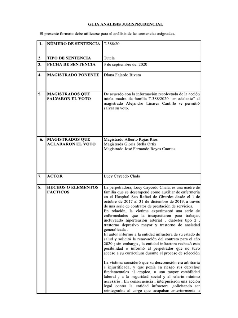 Derecho Laboral Jurisprudencia | PDF