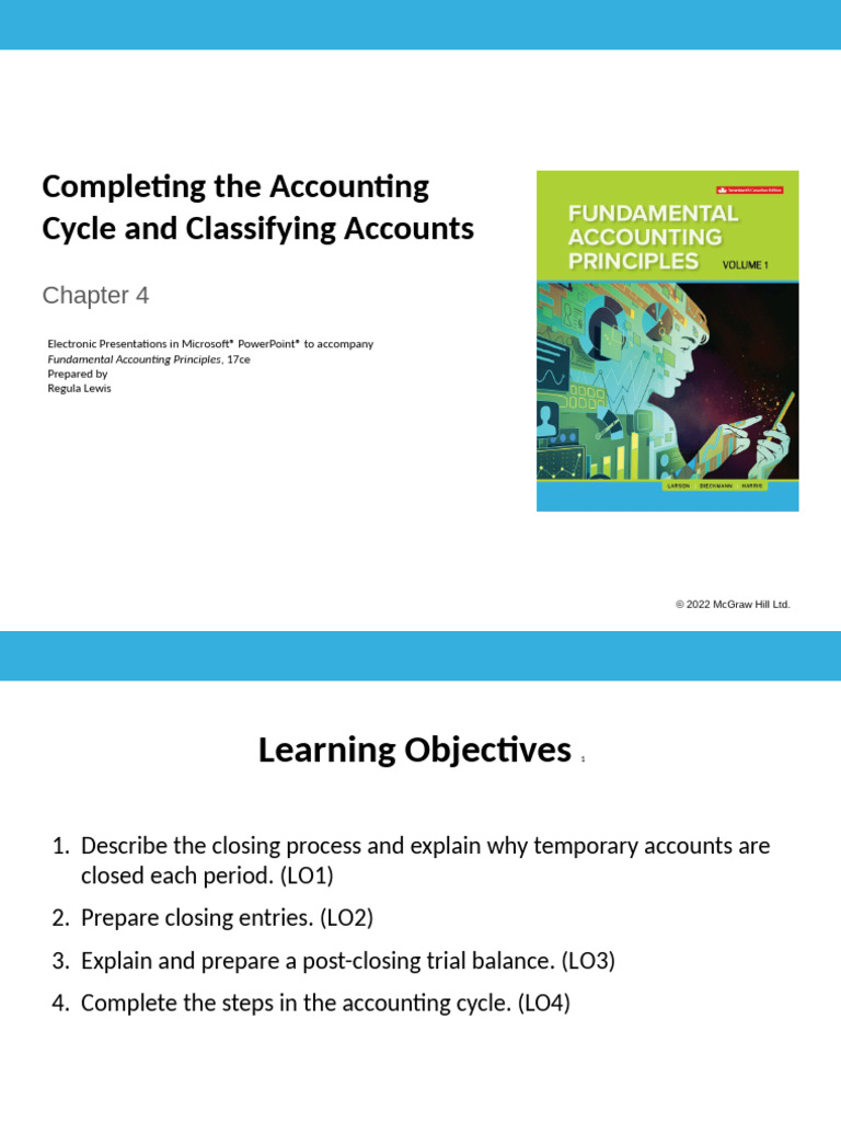 Chapter # 4 - 17th Edition | PDF | Debits And Credits | Balance Sheet