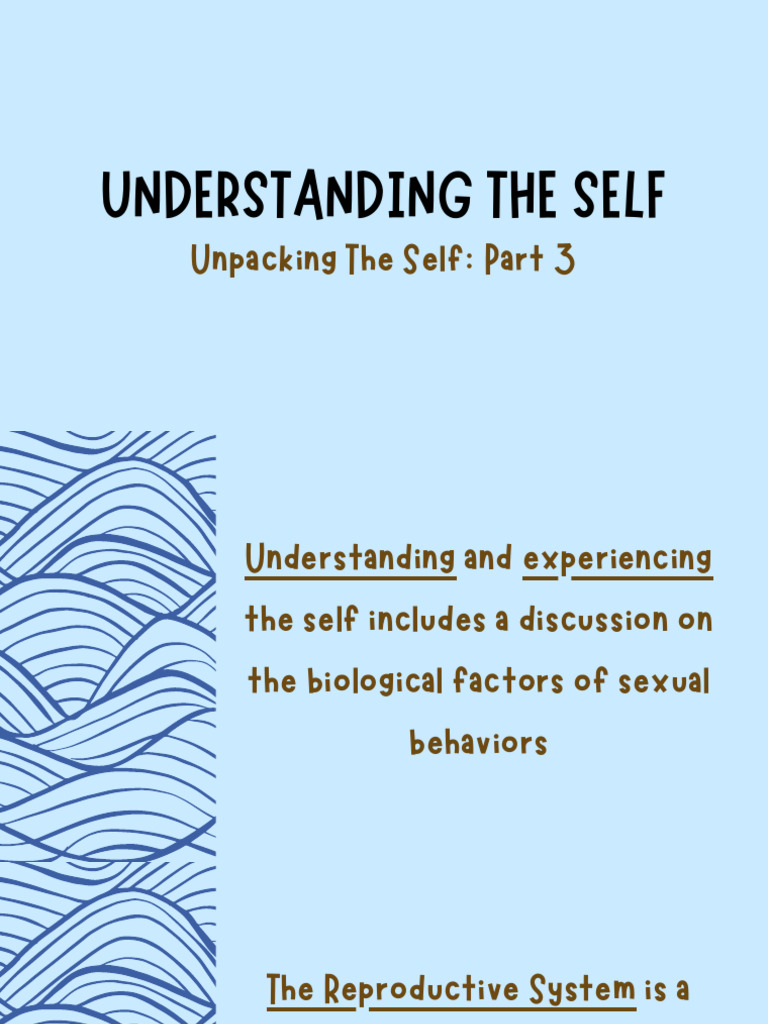 The Sexual Self | PDF