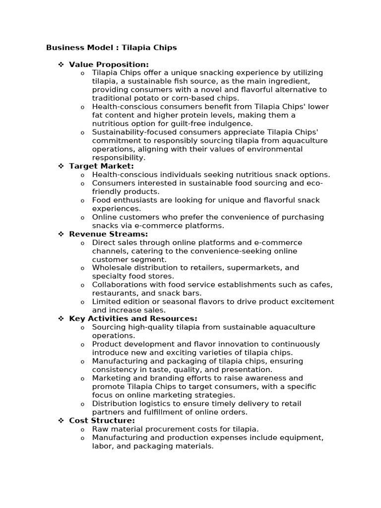 Business Model | PDF