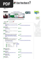 System Requirements Lab Analysis: Assassin's Creed II