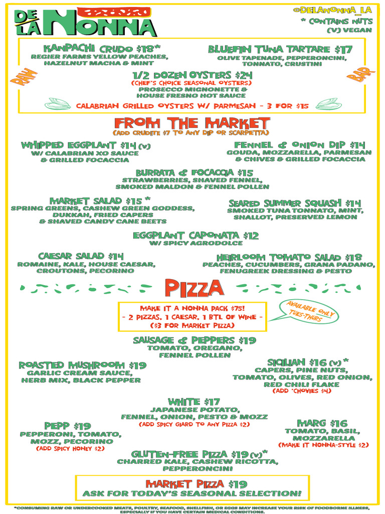Dinner+Menu+ (6 27 24) | PDF